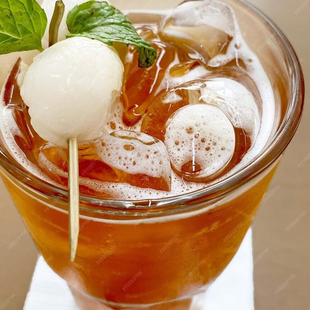 Lychee  Iced Tea.