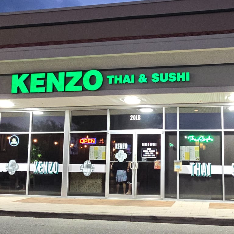 Welcome to Kenzo Thai and Sushi Restaurant