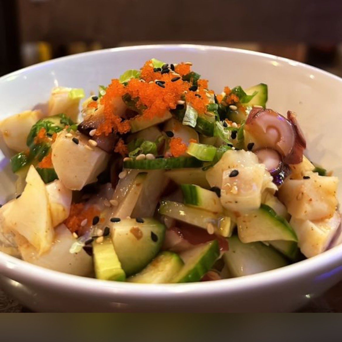 Spicy Conch and Octopus.