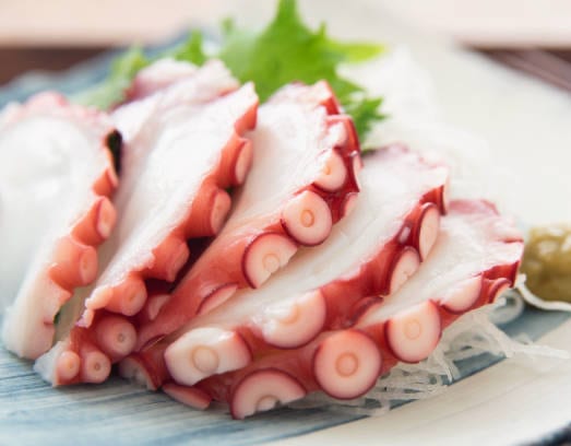 Sa Octopus Sashimi.
