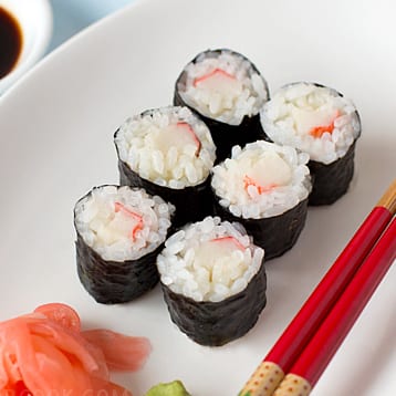Krab Stick Hand Roll or Roll.