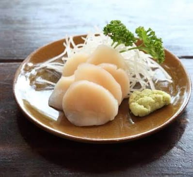 Sa Scallop Sashimi.