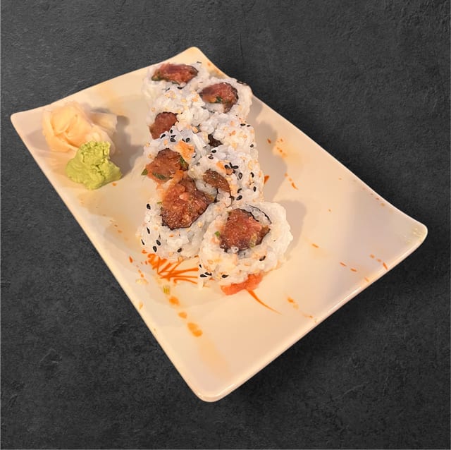 Spicy Tuna Hand Roll or Roll.
