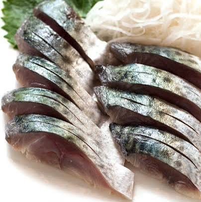 Sa Mackerel Sashimi.
