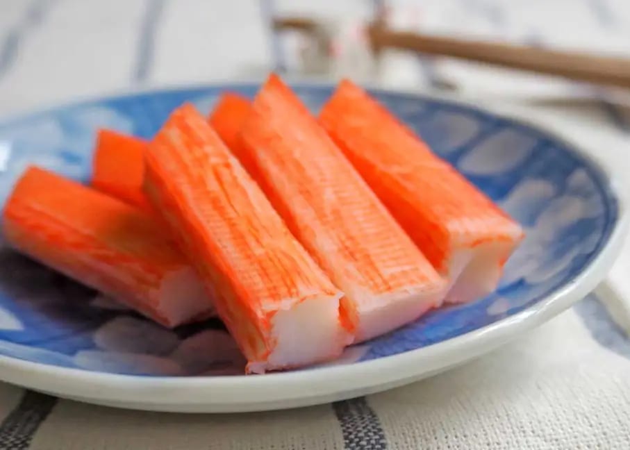 Sa Krab Stick Sashimi.