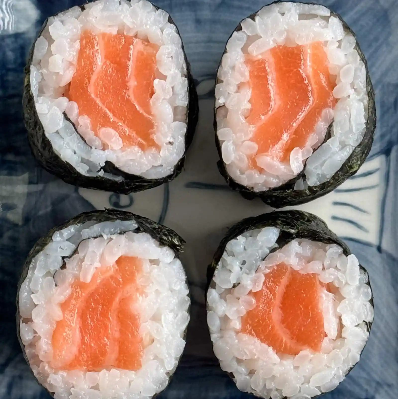 Salmon Hand Roll or Roll.